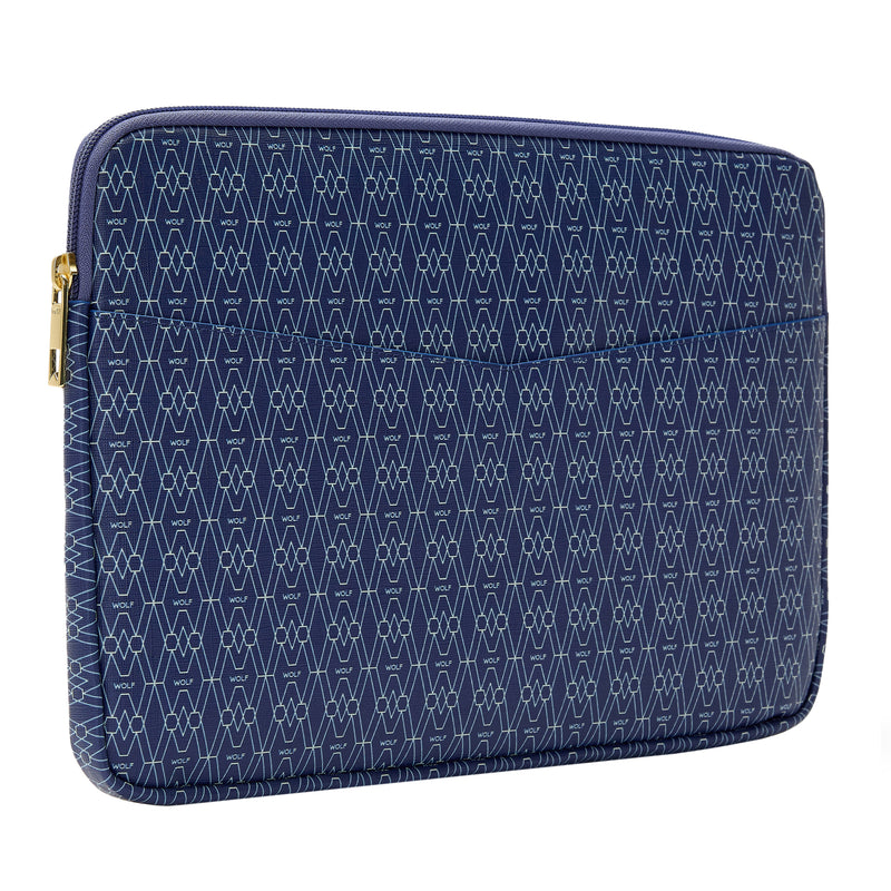 SIGNATURE Blue Laptop Zip Case