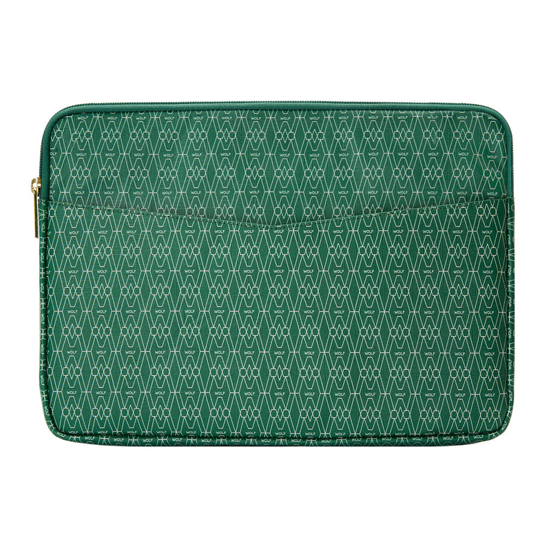 SIGNATURE Green Laptop Zip Case