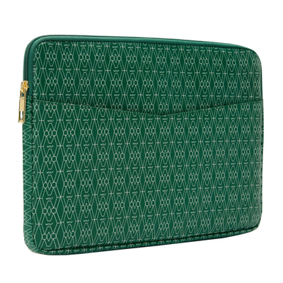 SIGNATURE Green Laptop Zip Case