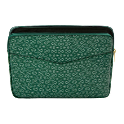 SIGNATURE Green Laptop Zip Case