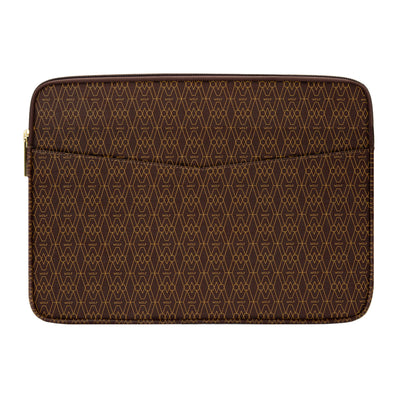 SIGNATURE Brown Laptop Zip Case