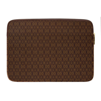 SIGNATURE Brown Laptop Zip Case