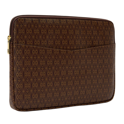 SIGNATURE Brown Laptop Zip Case