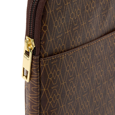 SIGNATURE Brown Laptop Zip Case