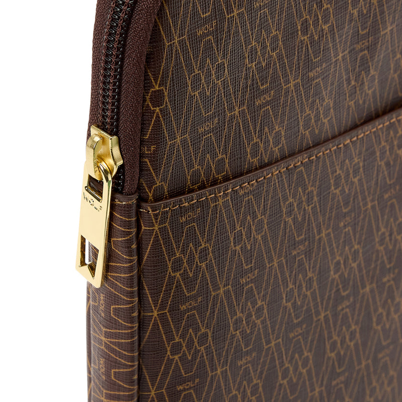 SIGNATURE Brown Laptop Zip Case