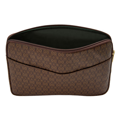 SIGNATURE Brown Laptop Zip Case