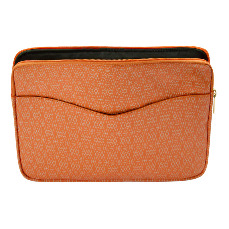 SIGNATURE Orange Laptop Zip Case