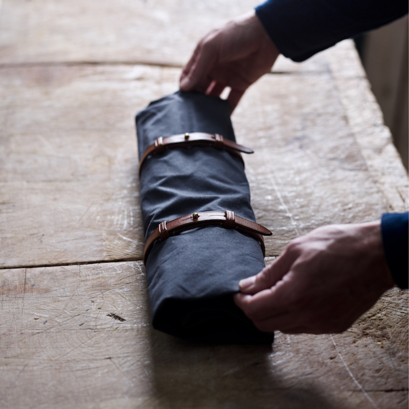 Dry Waxed Cotton Tool Roll Adeum