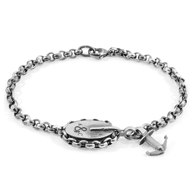 London Mooring Silver Chain Bracelet Adeum