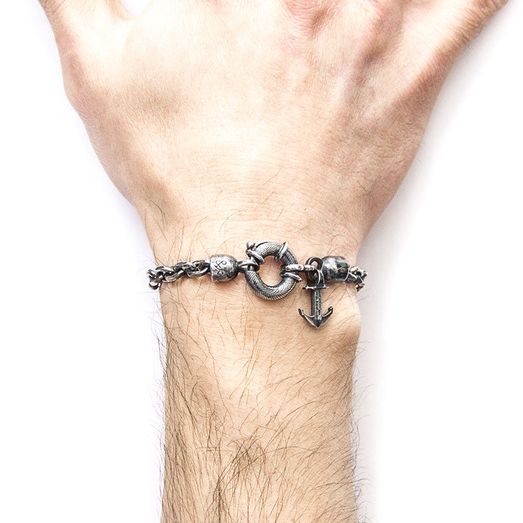Salcombe Mooring Silver Chain Bracelet Adeum