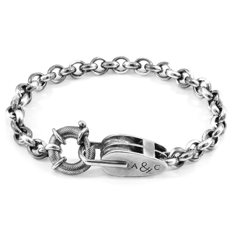 Tyne Mooring Silver Chain Bracelet Adeum