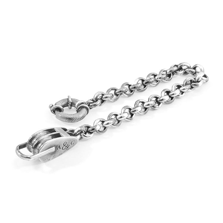 Tyne Mooring Silver Chain Bracelet Adeum