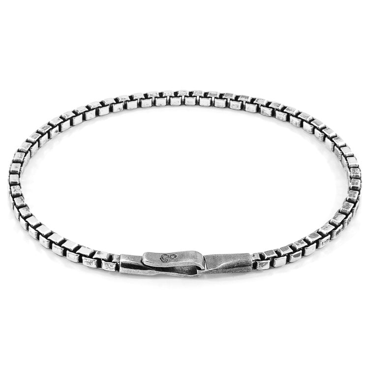 Lateen Sail Silver Chain Bracelet Adeum