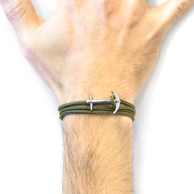 Admiral Anchor Silver And Rope Bracelet Adeum