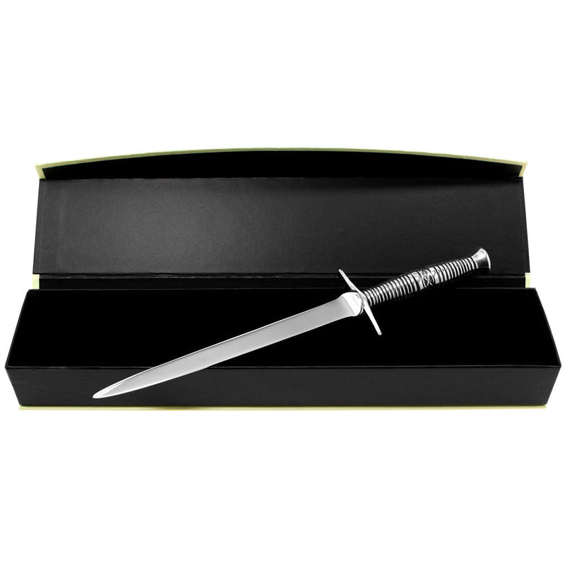 Celtic Pewter Letter Opener with Sgian Dubh Dagger Style Handle Adeum