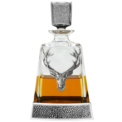 600ml Regal Stag Medium Pewter Decanter Adeum