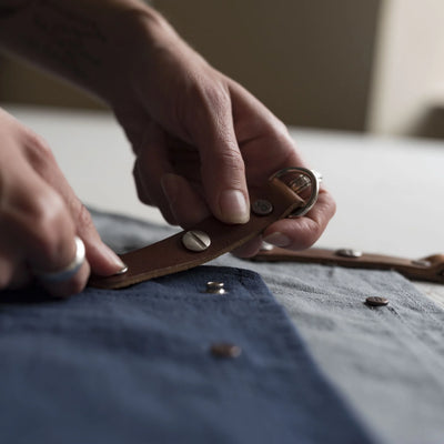 Multi-purpose Apron with Leather Straps