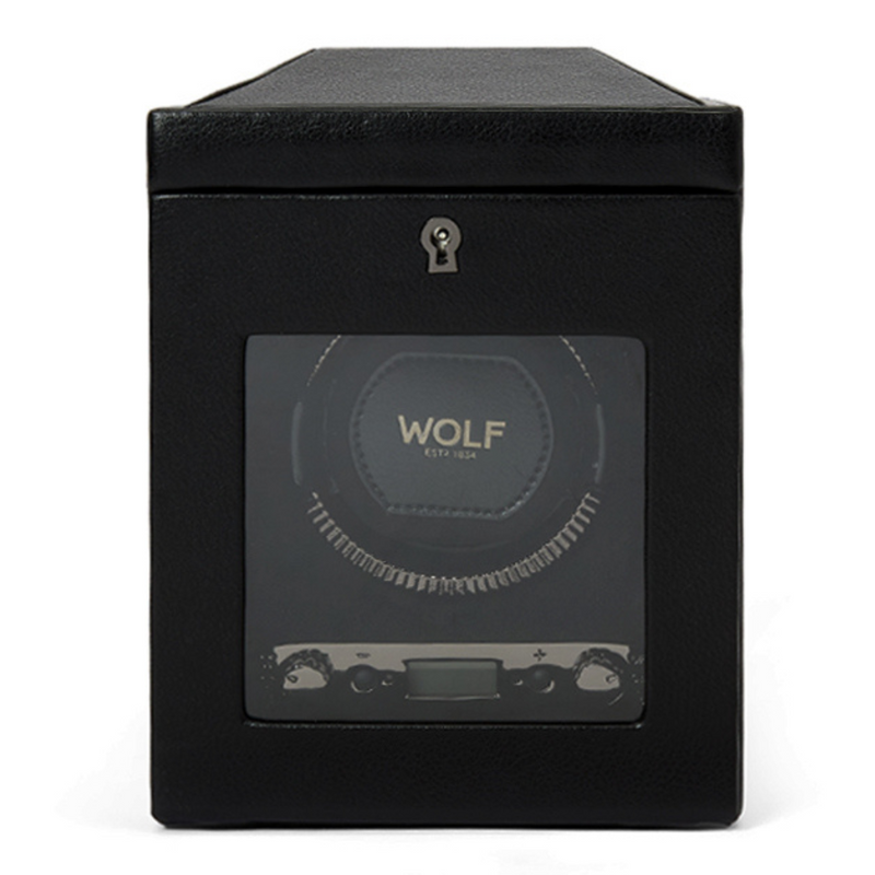 Black BRITISH RACING Single Watch Winder