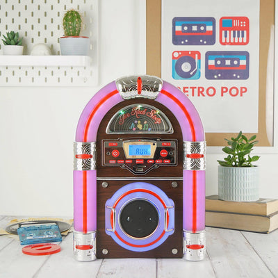 Jive Rock Sixty LAX Jukebox (Including Built in Alexa Dot) Adeum