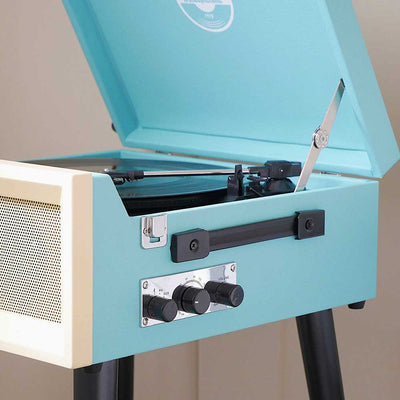 Retro Style Record Player On Legs Adeum