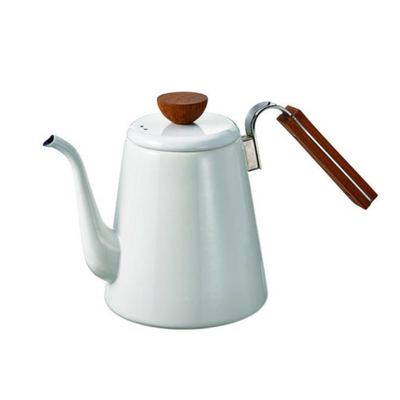 Hario Bona Enamel Coffee Drip Kettle (800ml) Adeum