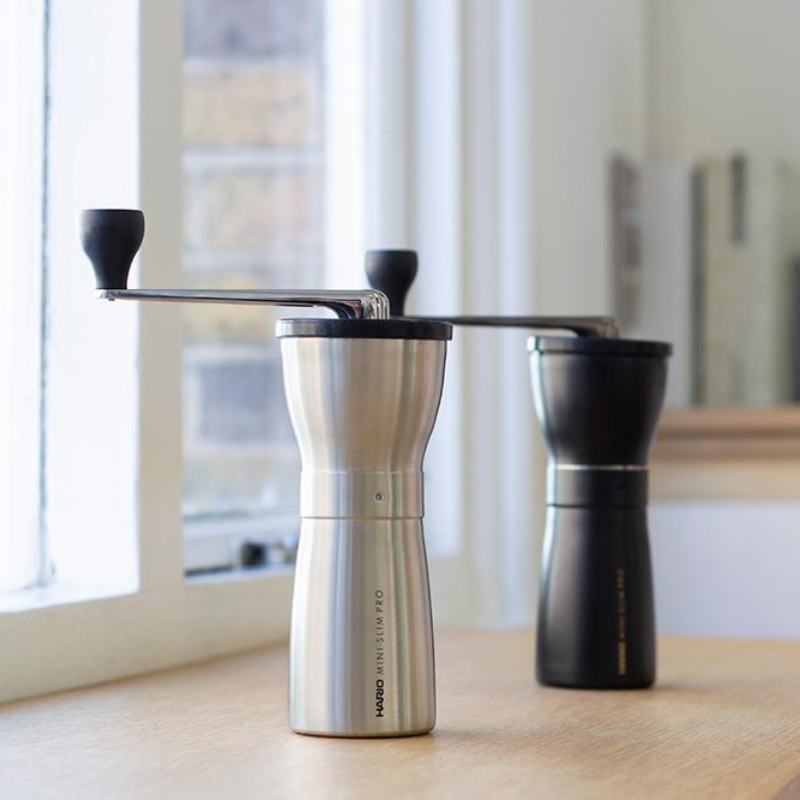 Hario Mini-Slim PRO Coffee Grinder (Black) Adeum