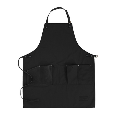 Black Gardener's Canvas Apron