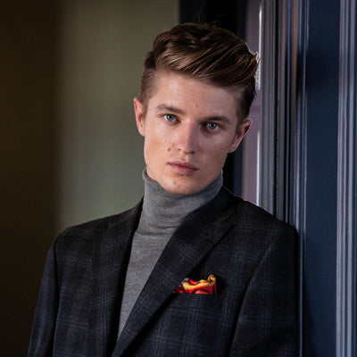 'World Class Scrummage' Silk Pocket Square Adeum