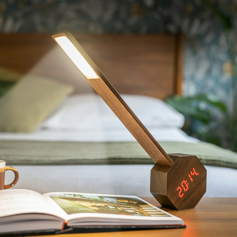 Octagon One Portable Alarm Clock Desk Light Adeum