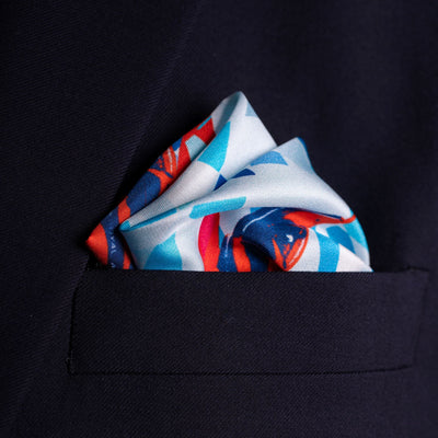 'Jubilee Diamond' Silk Pocket Square Adeum